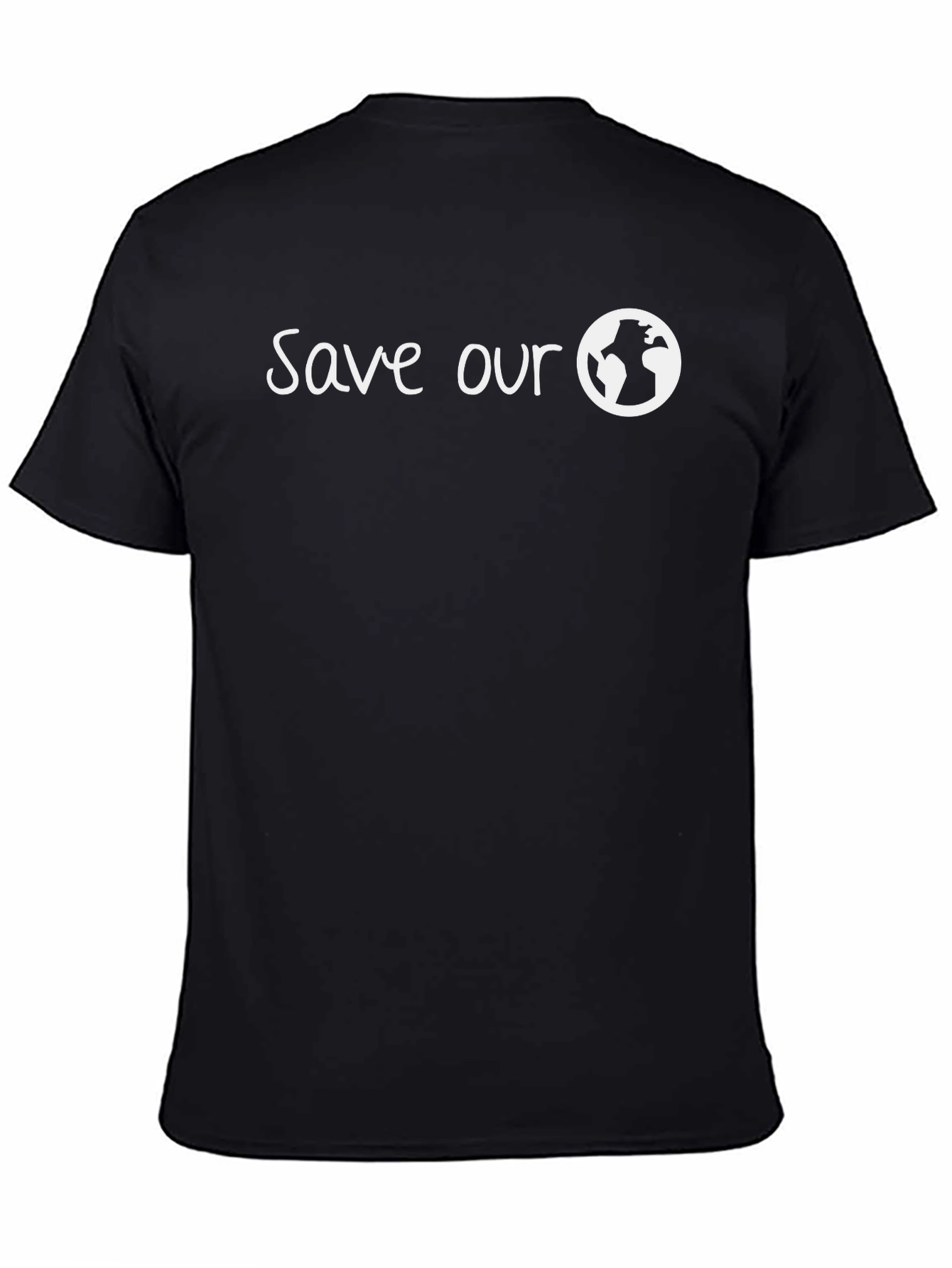 Save Our Earth Graphic Tee - Black