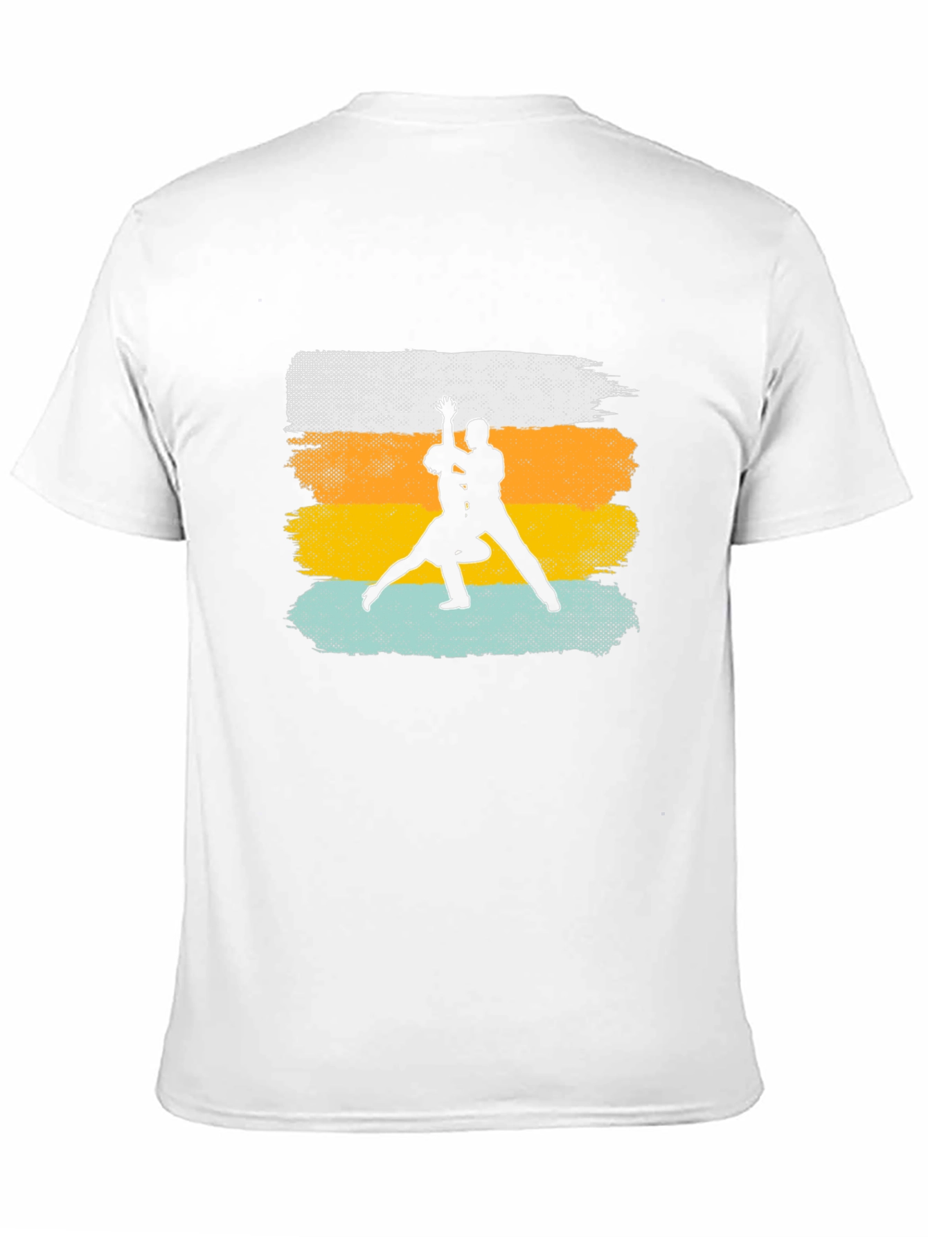 Dancing Silhouette Graphic Tee - Retro Style