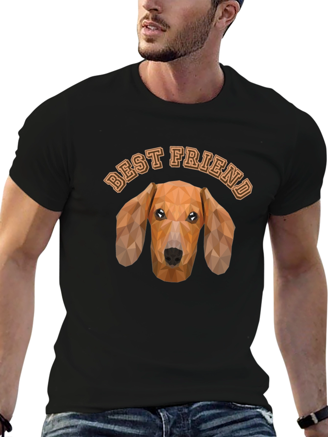 Best Friend Dachshund Graphic Tee