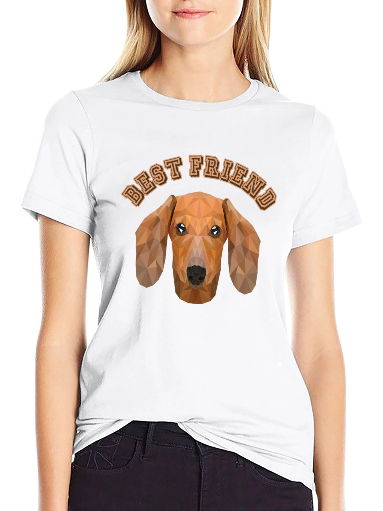 Best Friend Dachshund Graphic Tee
