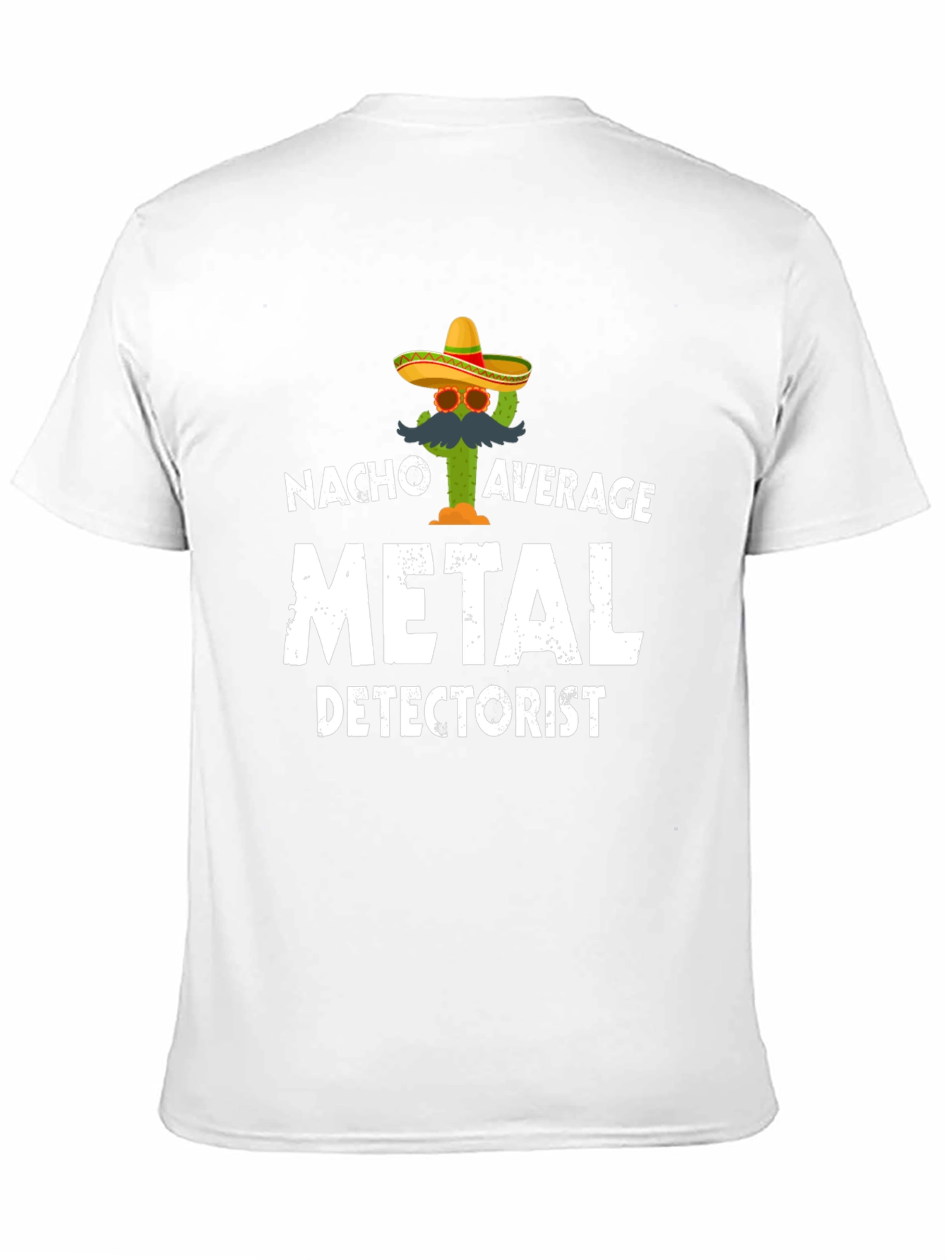 Nacho Average Metal Detectorist T-Shirt - Black