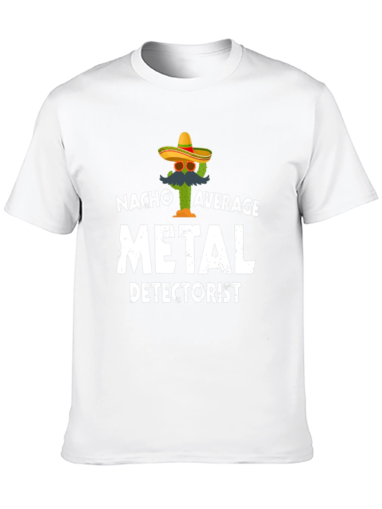 Nacho Average Metal Detectorist T-Shirt - Black