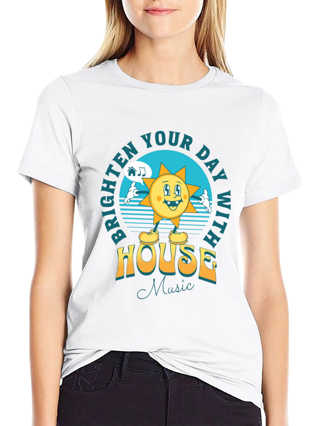 Brighten Your Day House Music T-Shirt