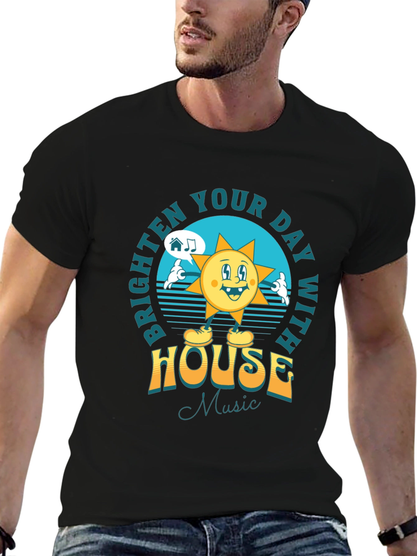 Brighten Your Day House Music T-Shirt