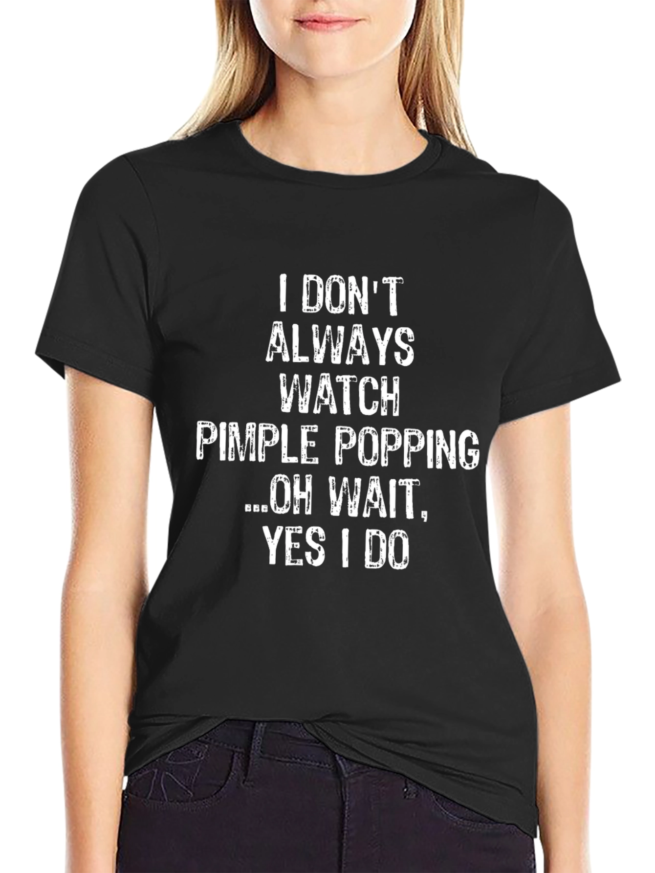Funny Pimple Popping T-Shirt - Novelty Graphic Tee