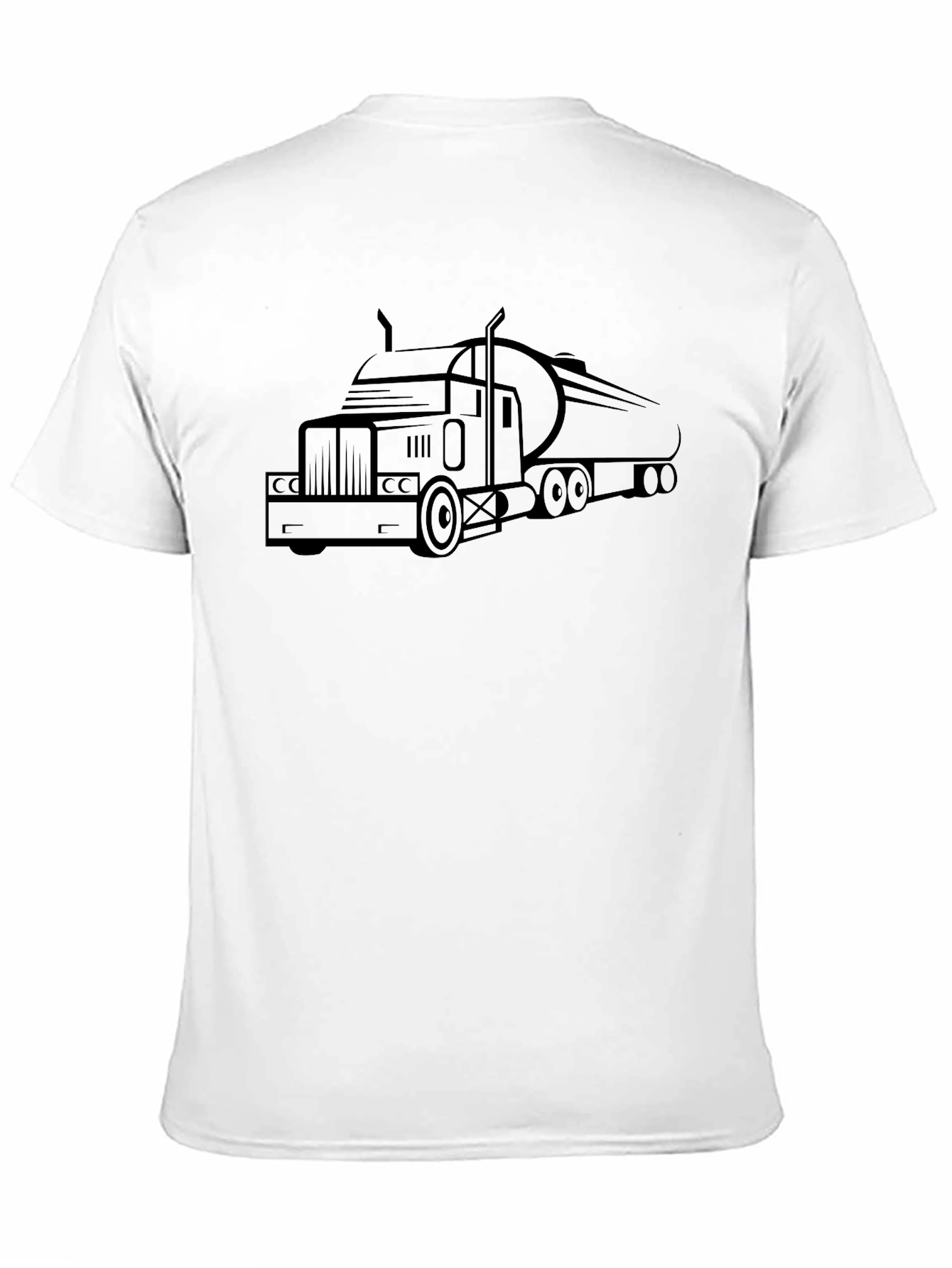 Trucker Tee: Classic Semi Truck Graphic T-Shirt