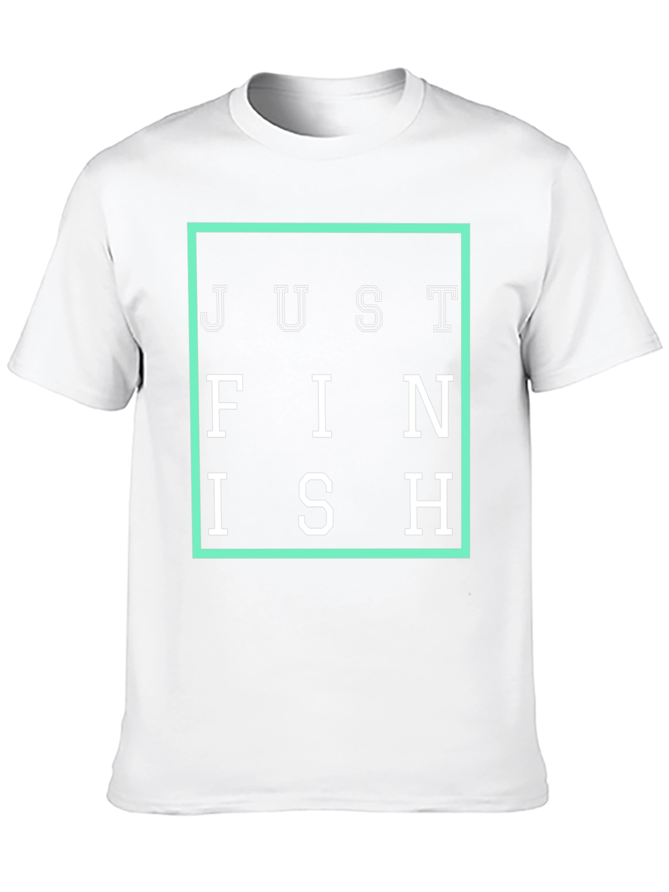 Just Finish Graphic Tee - Mens Black T-Shirt