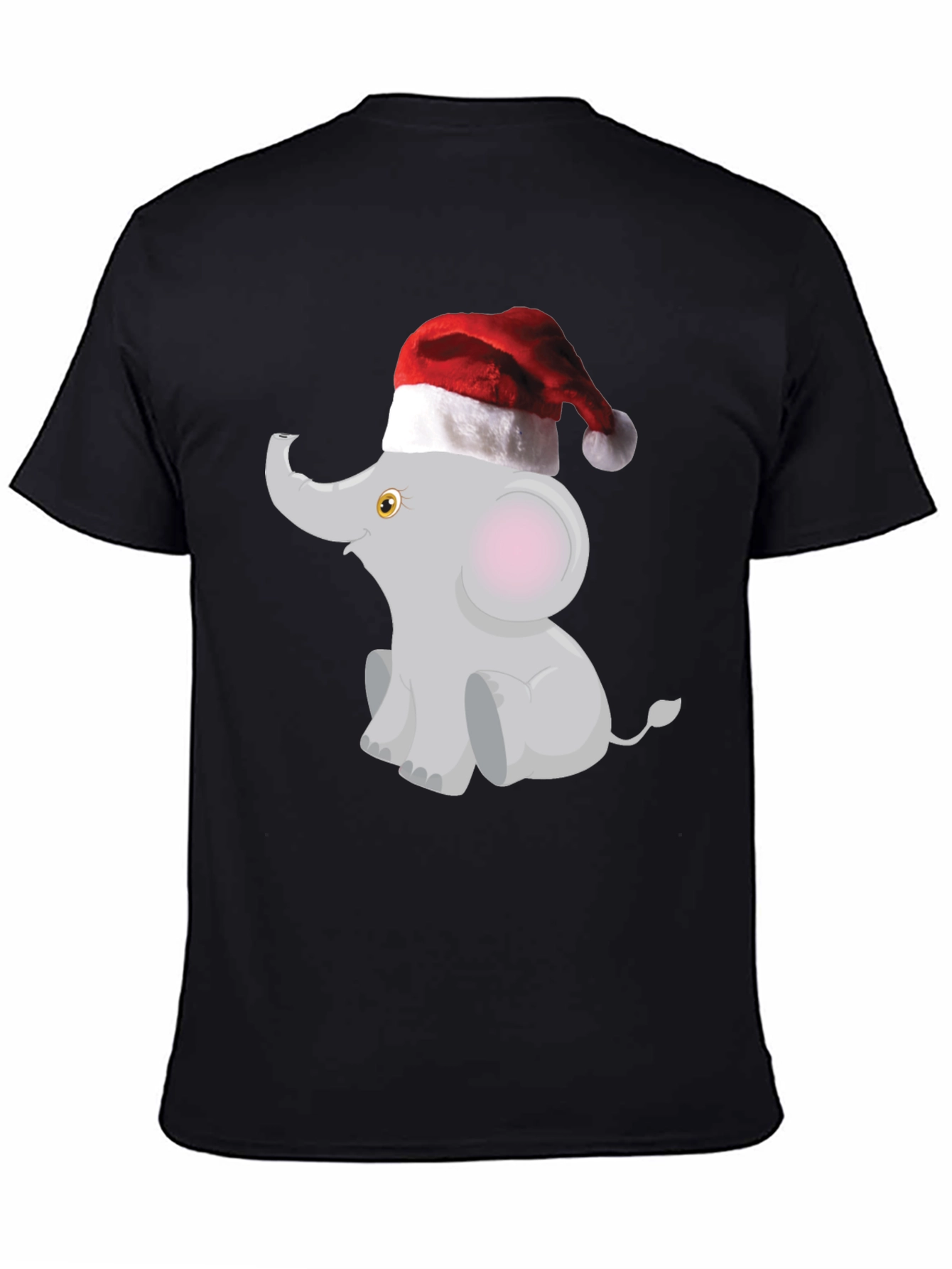 Festive Elephant Tee - Christmas Holiday Shirt