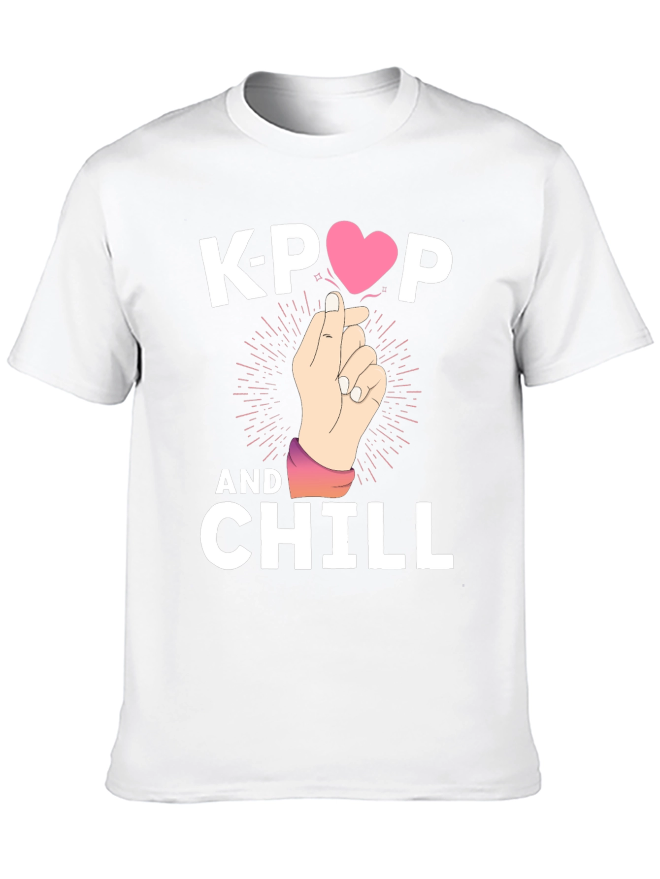K-Pop and Chill Graphic T-Shirt