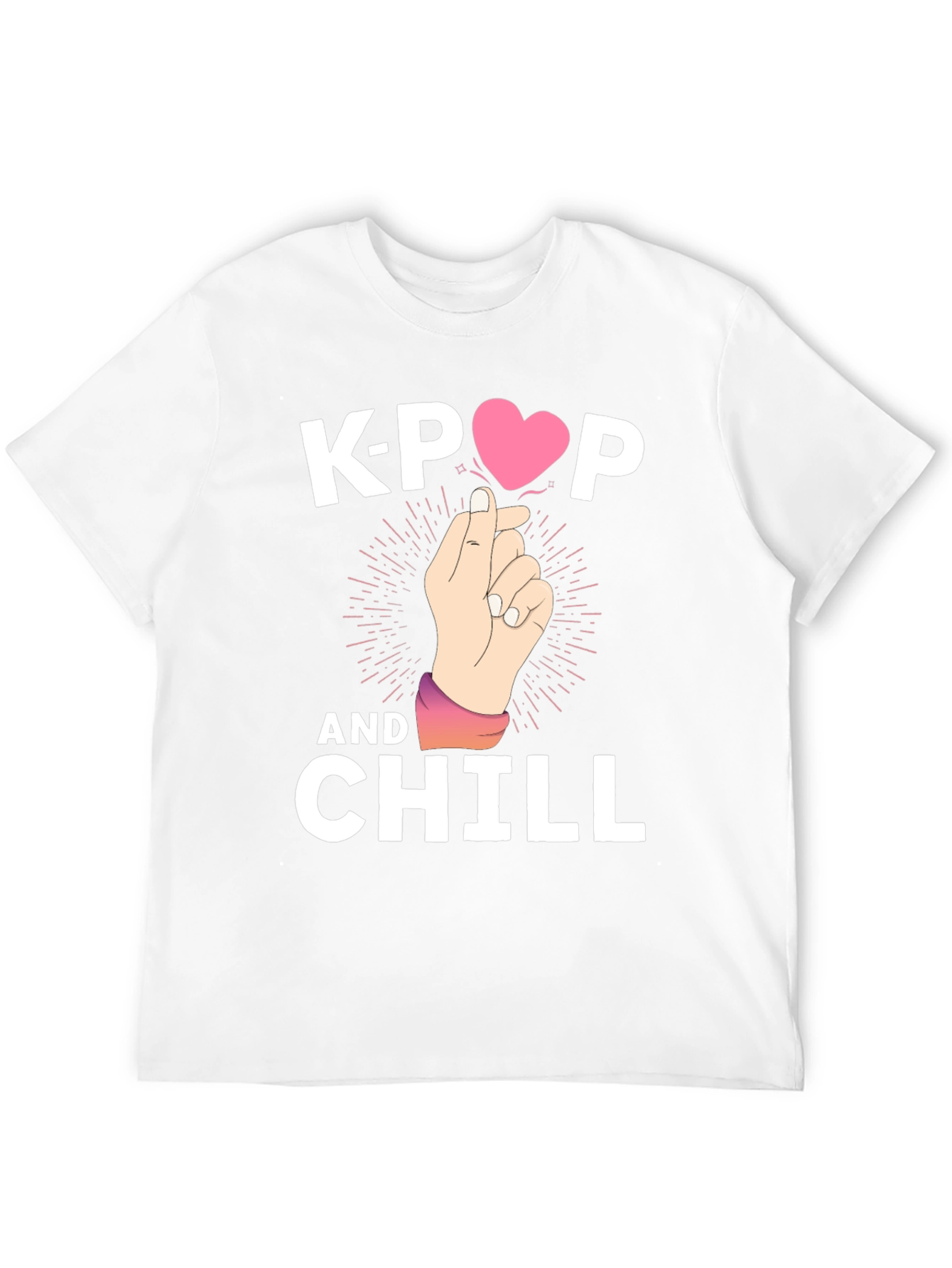 K-Pop and Chill Graphic T-Shirt