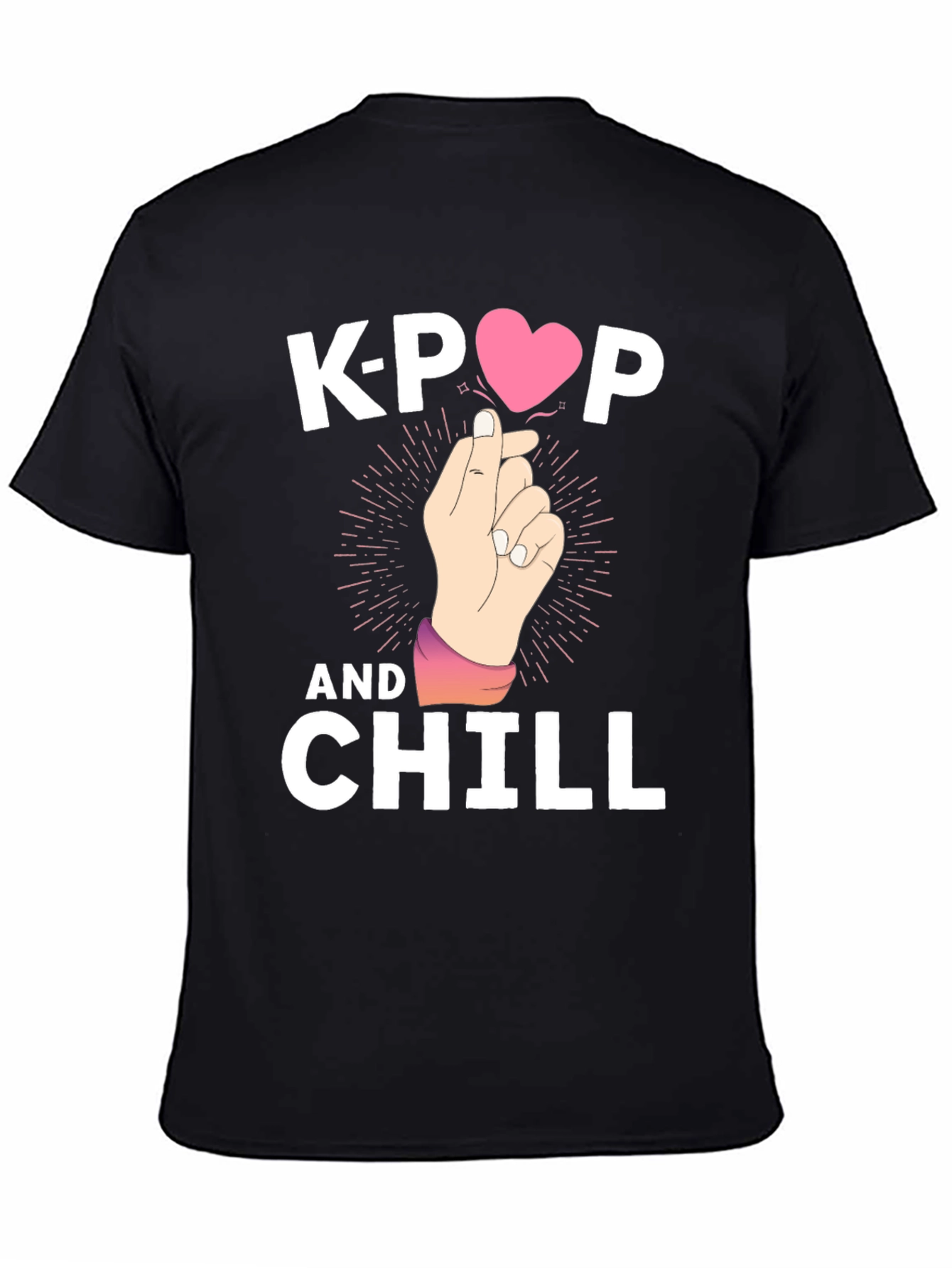 K-Pop and Chill Graphic T-Shirt