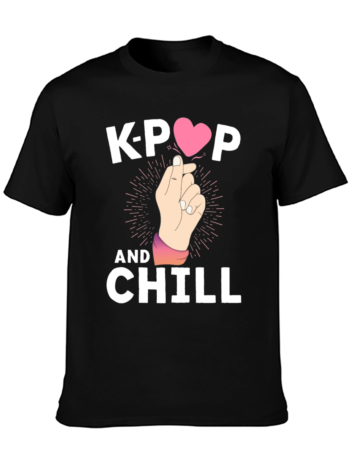 K-Pop and Chill Graphic T-Shirt