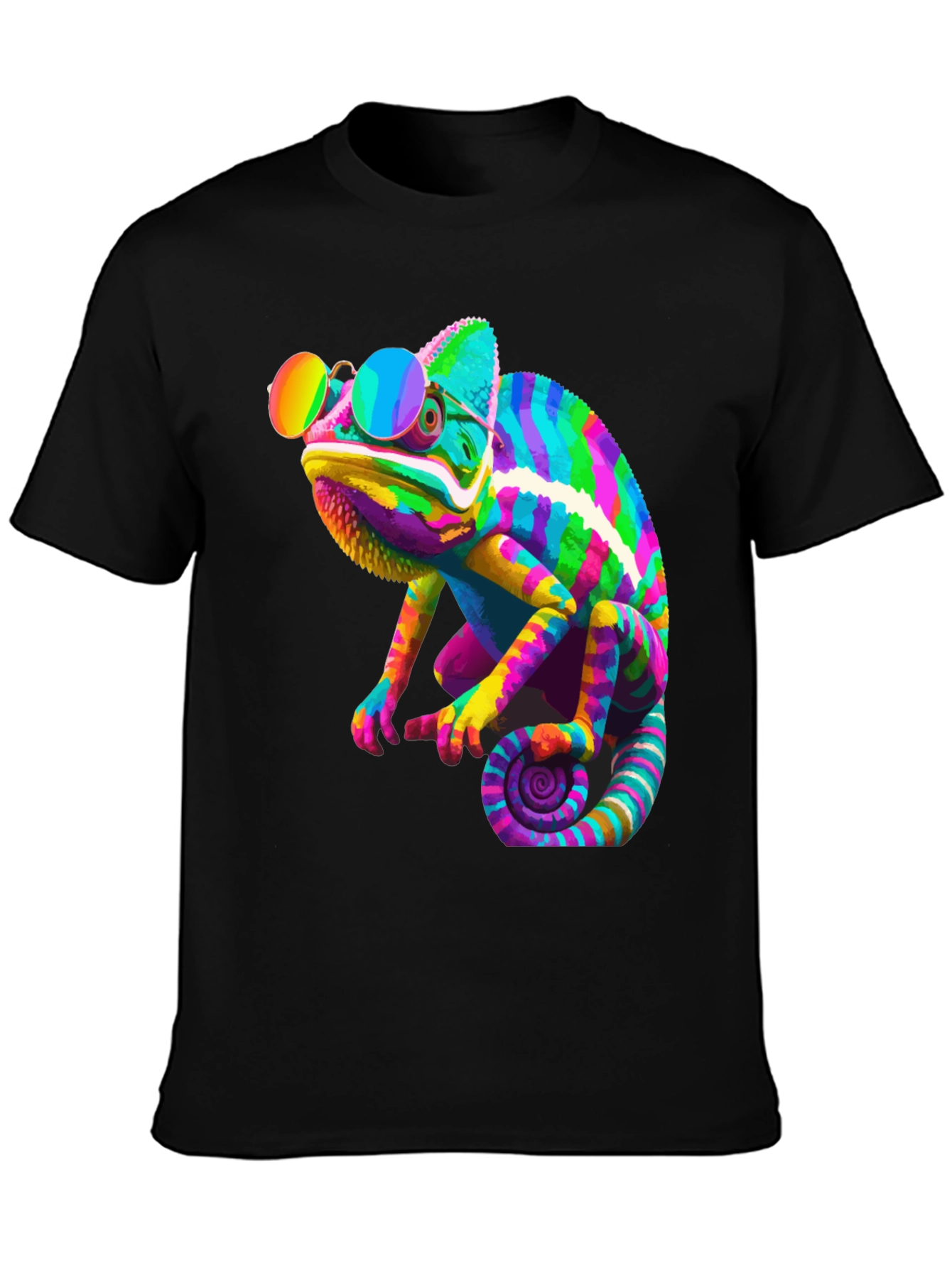Cool Chameleon Graphic T-Shirt