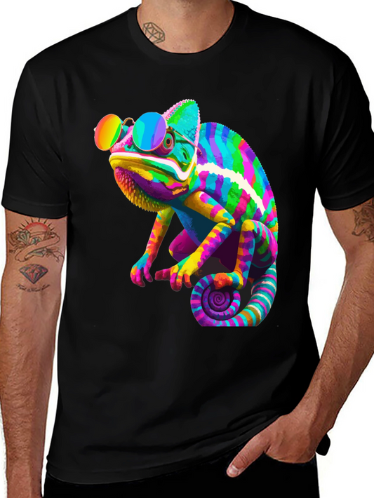 Cool Chameleon Graphic T-Shirt
