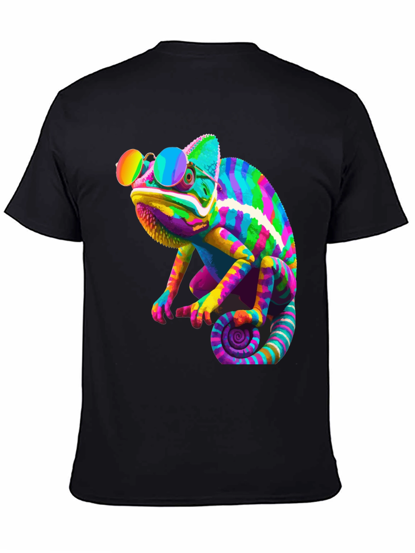 Cool Chameleon Graphic T-Shirt