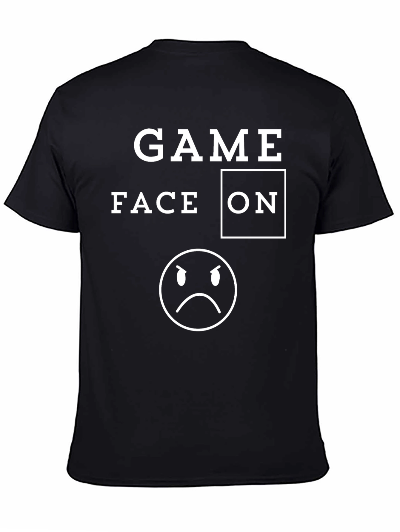 Game Face On T-Shirt - Funny Graphic Tee