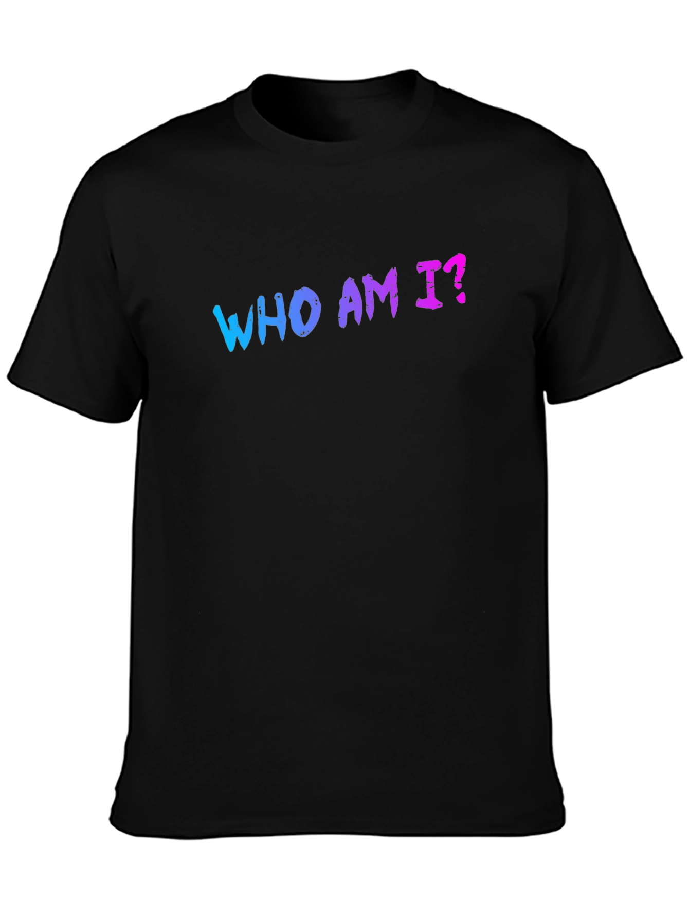 Who Am I? Graphic Print T-Shirt