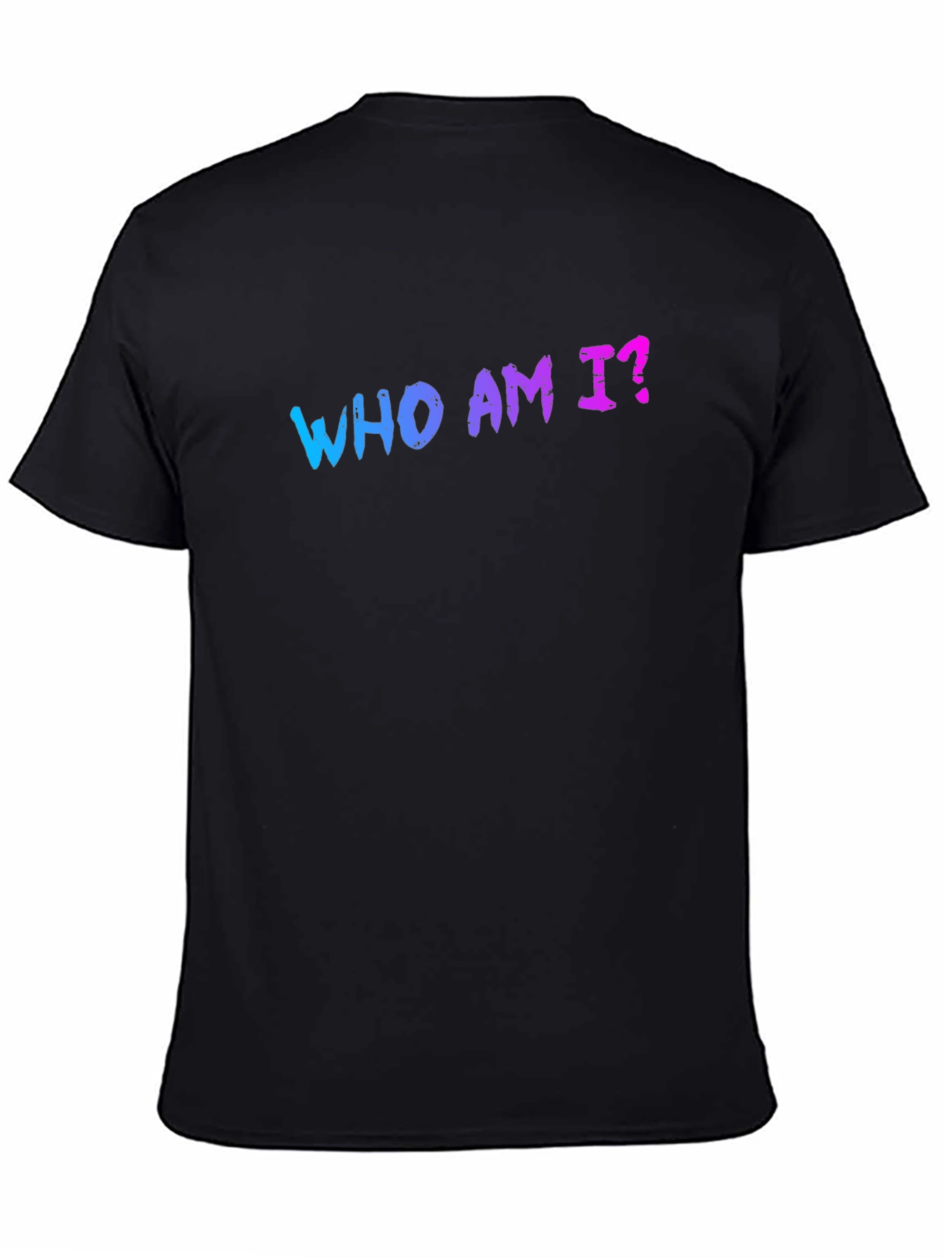 Who Am I? Graphic Print T-Shirt