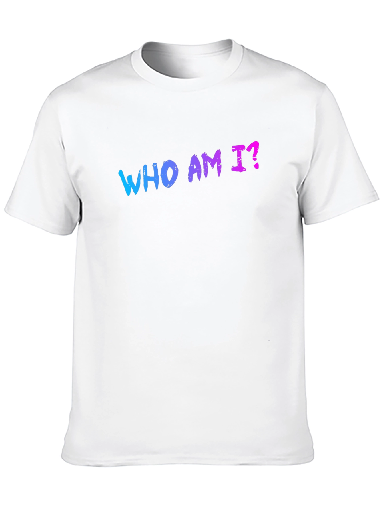 Who Am I? Graphic Print T-Shirt