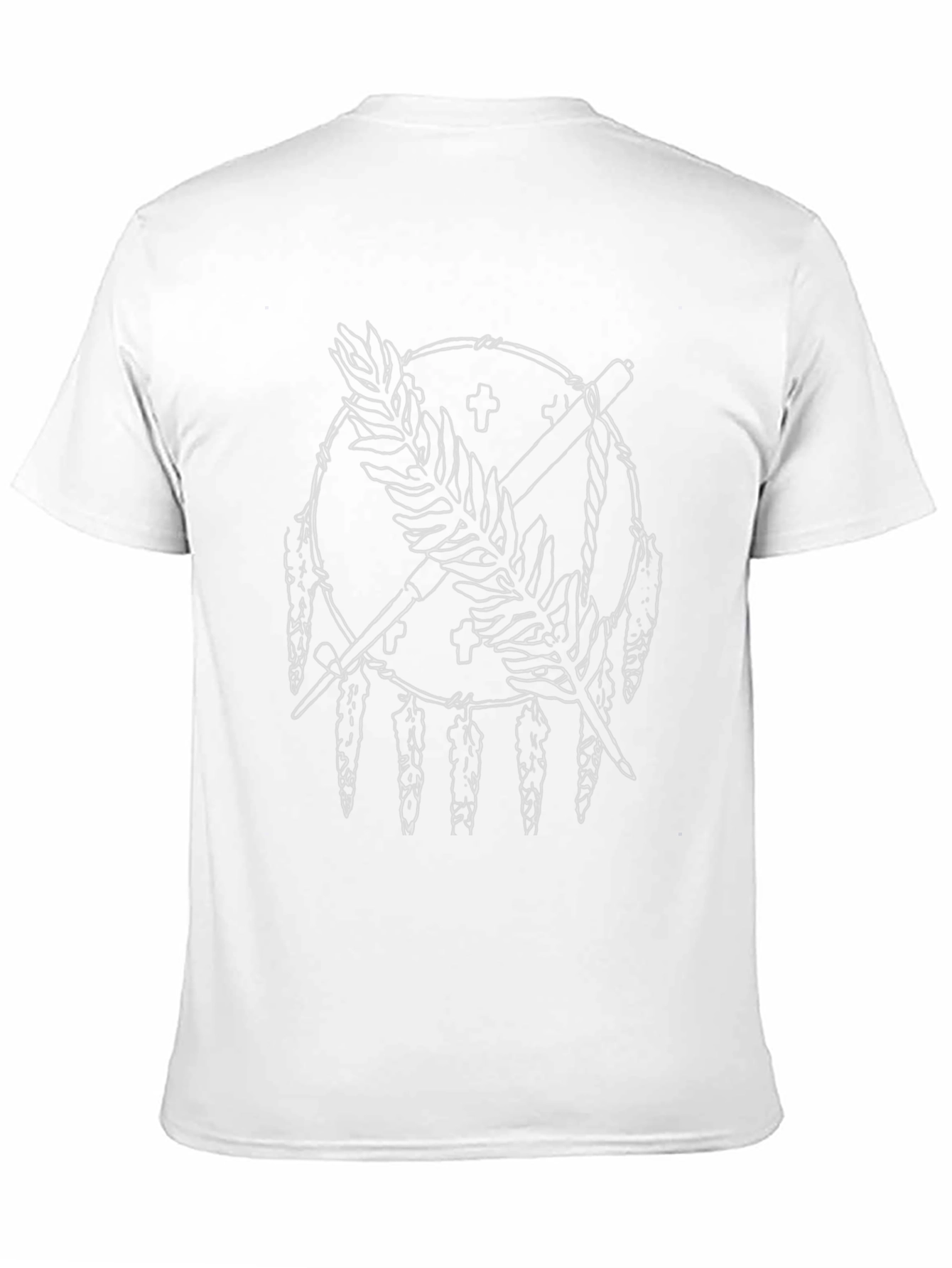 Dreamcatcher Graphic Tee - Black Cotton Blend