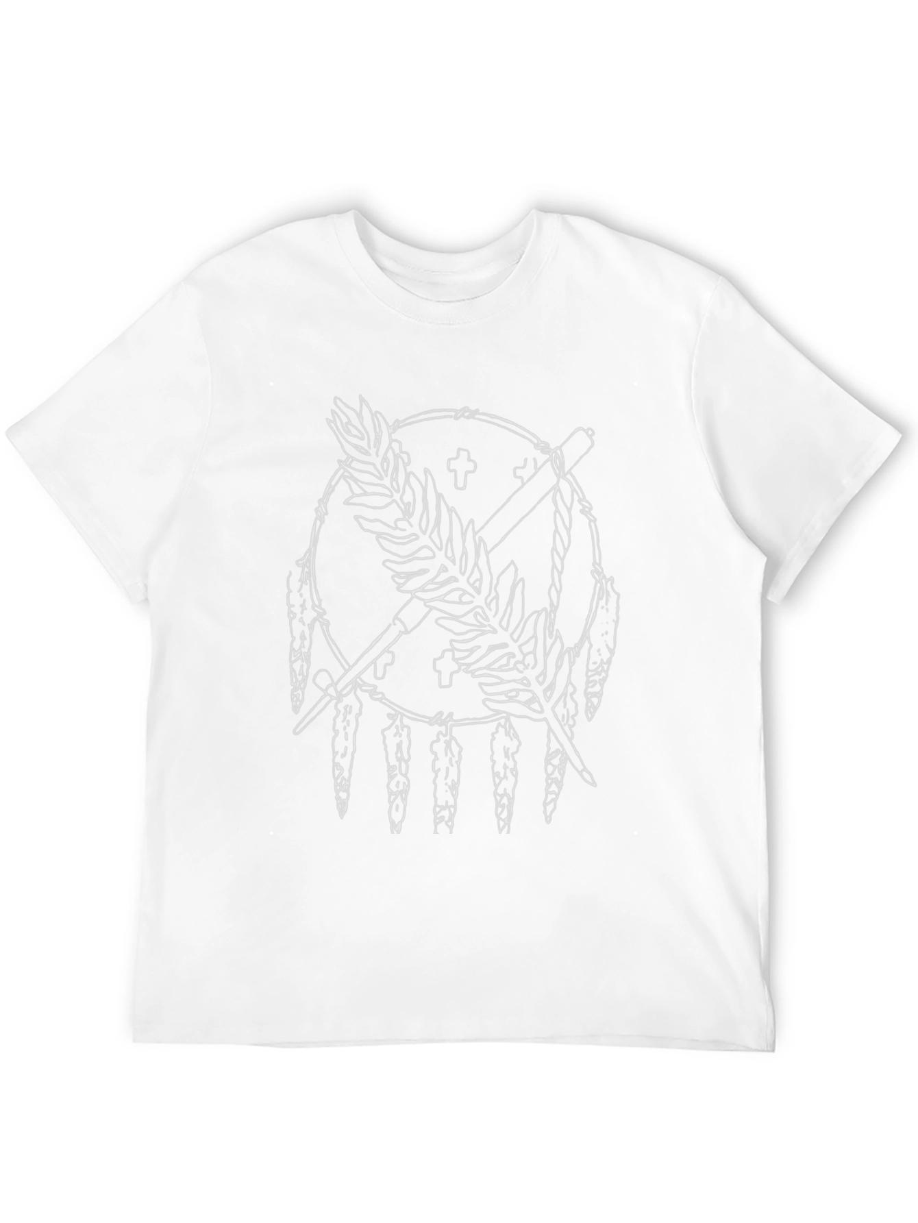 Dreamcatcher Graphic Tee - Black Cotton Blend