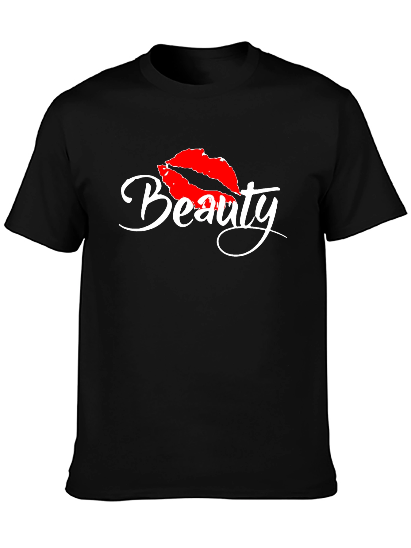 Beauty Lips Graphic Tee - Stylish Casual Top
