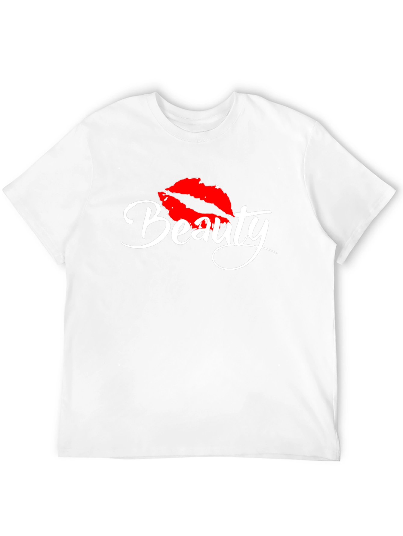 Beauty Lips Graphic Tee - Stylish Casual Top