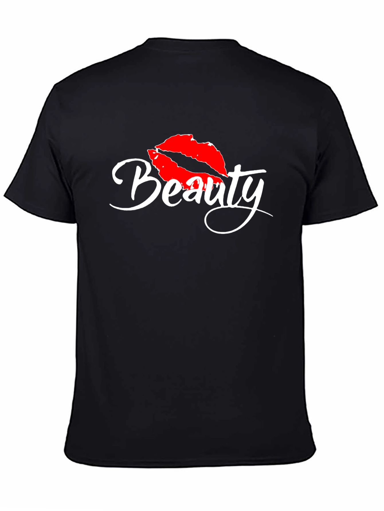 Beauty Lips Graphic Tee - Stylish Casual Top