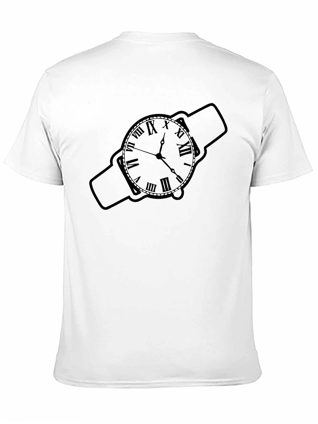 Classic Timepiece Graphic Tee - Stylish Watch Design