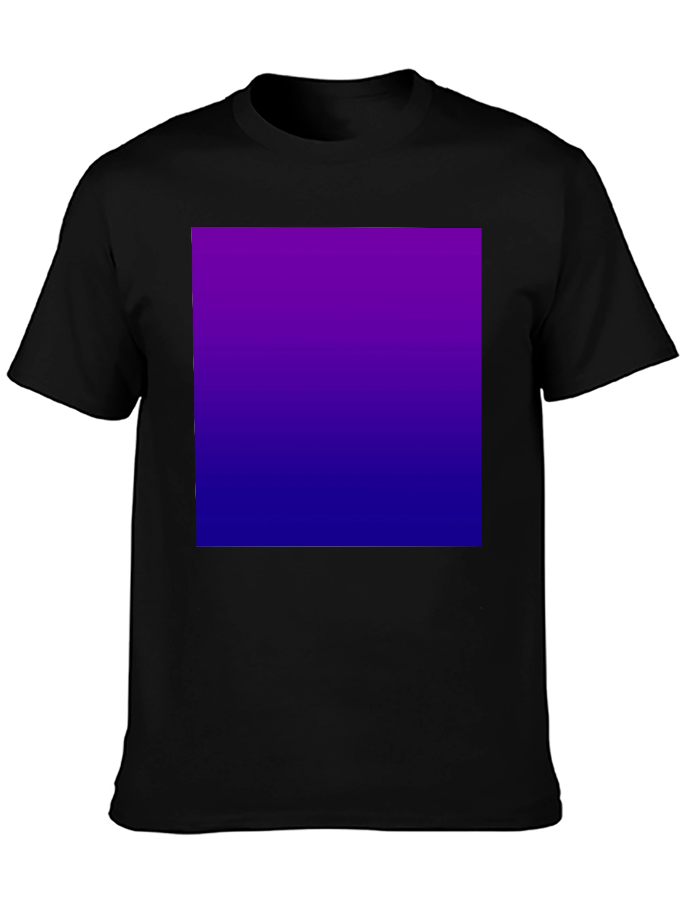 Gradient Style Tee - Ultra-Comfortable Black T-Shirt