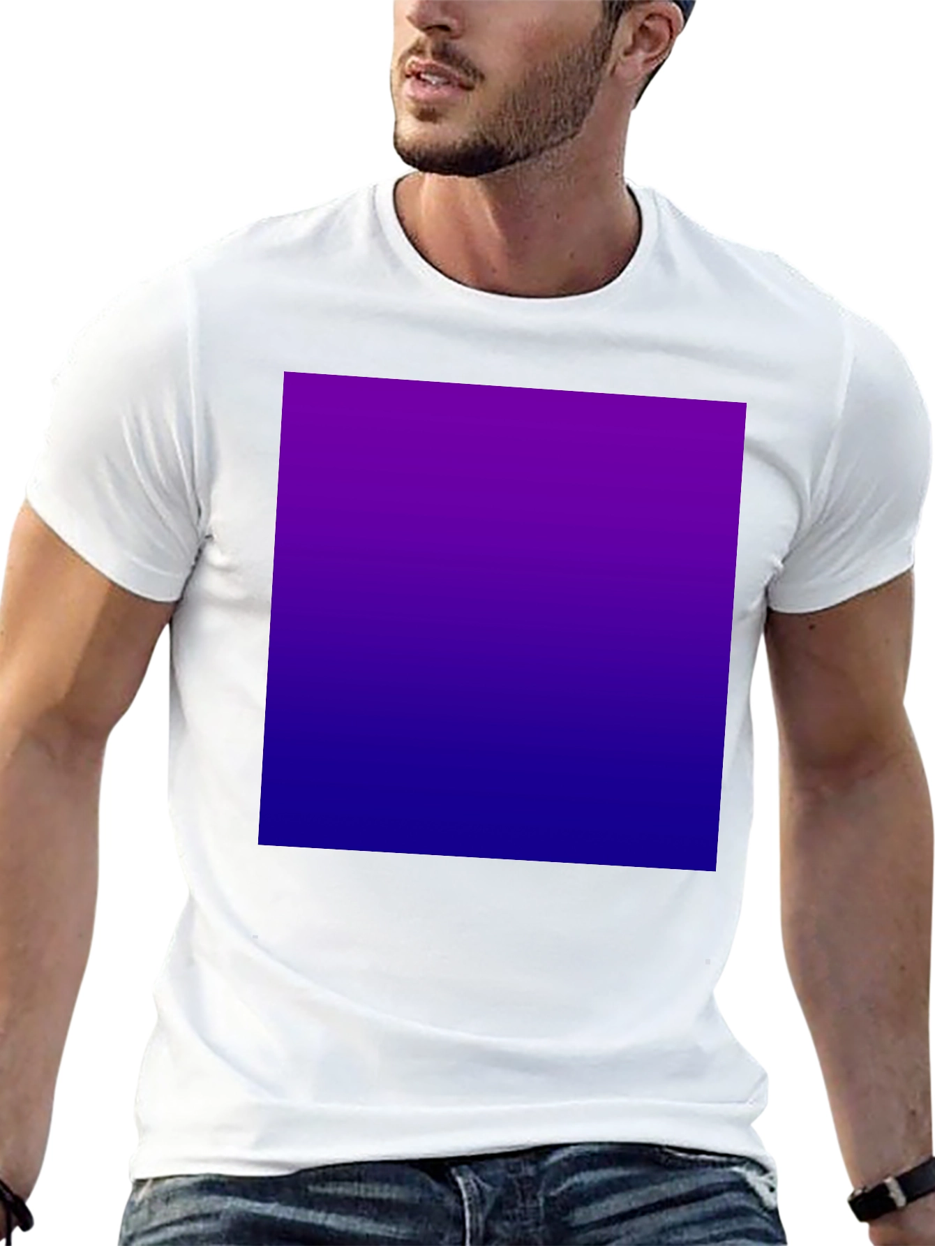 Gradient Style Tee - Ultra-Comfortable Black T-Shirt