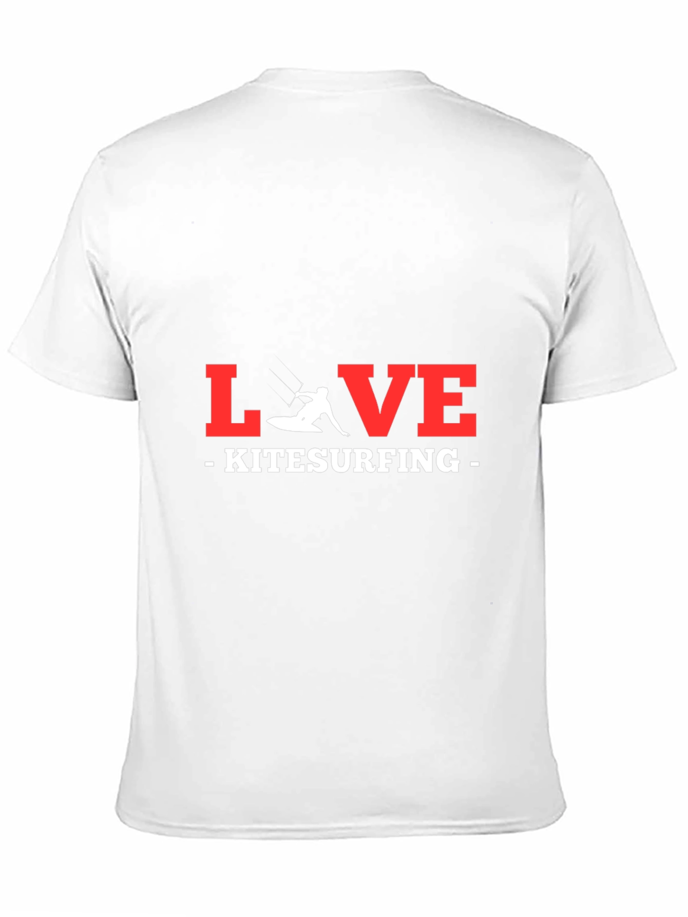 Love Kitesurfing Graphic Tee - Black Cotton T-Shirt