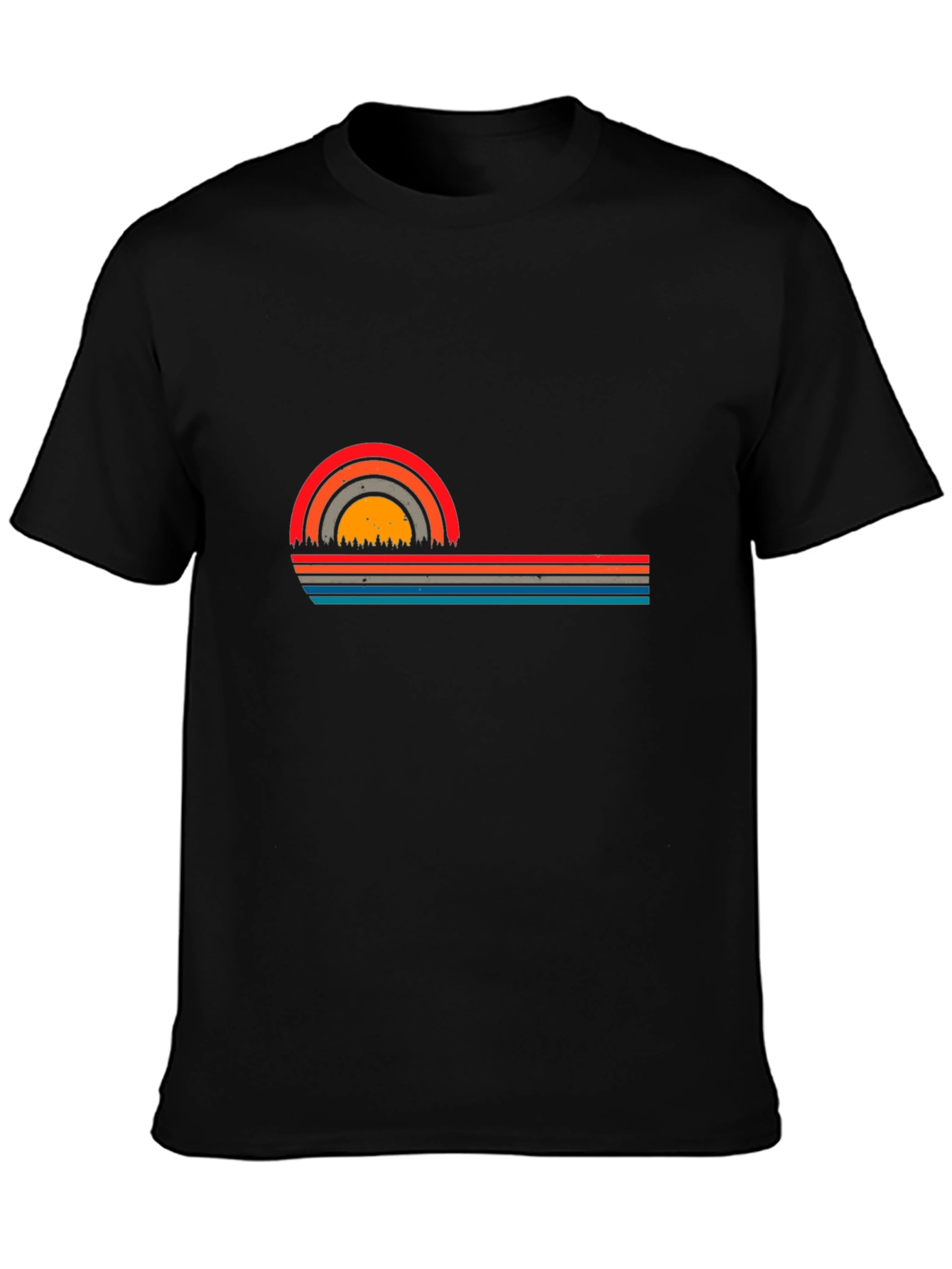 Retro Sunset Graphic T-Shirt