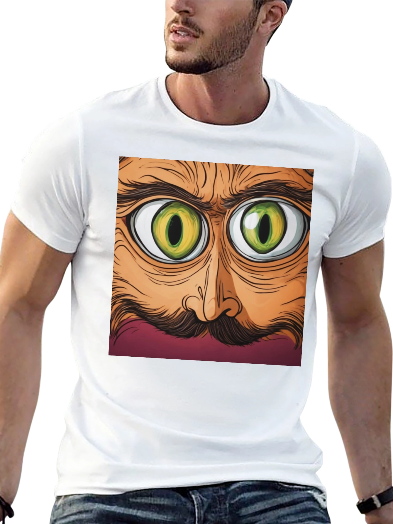 Eyes Graphic Black T-Shirt