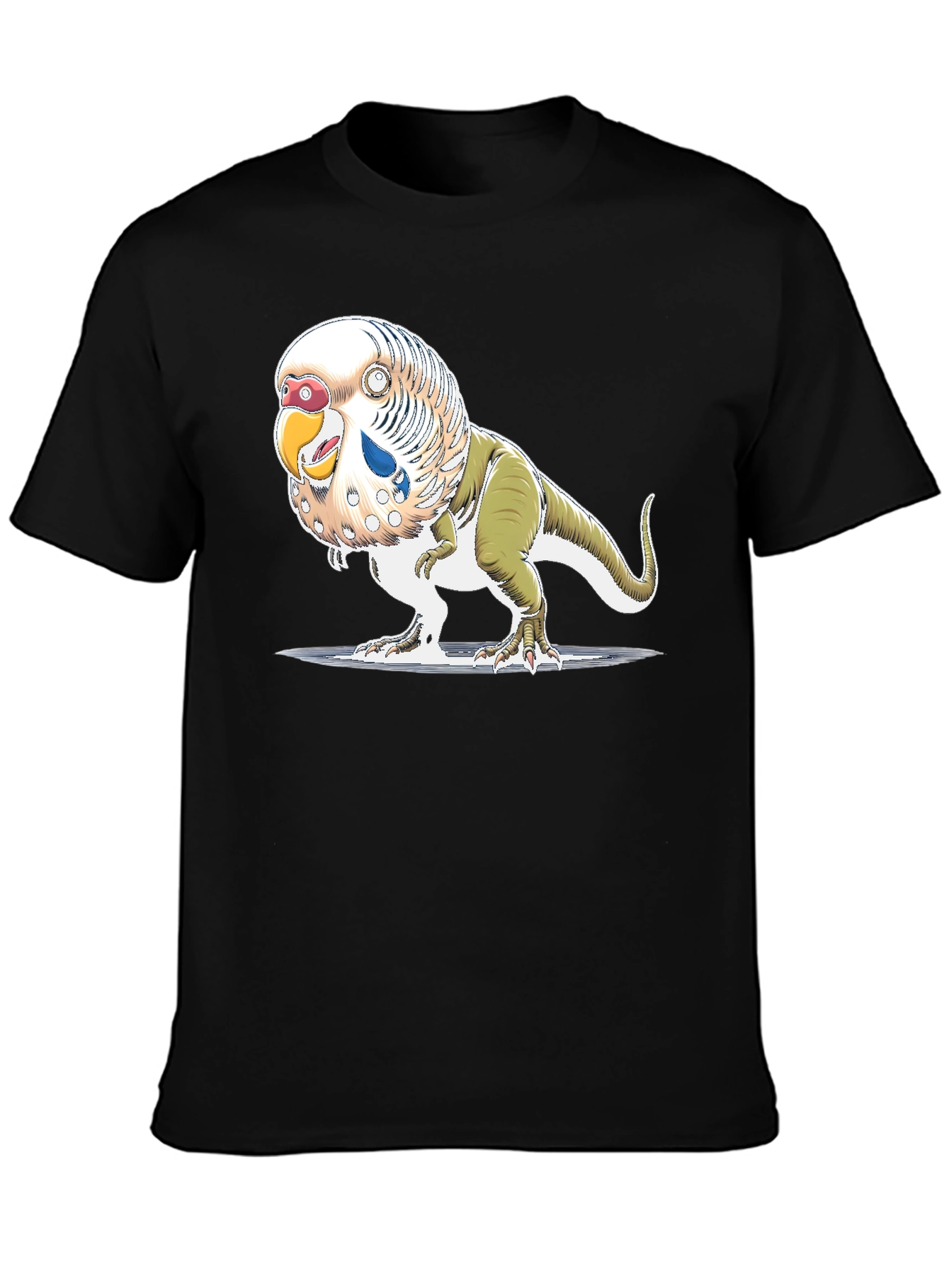 Parakeet Dinosaur T-Shirt - Unique Graphic Tee