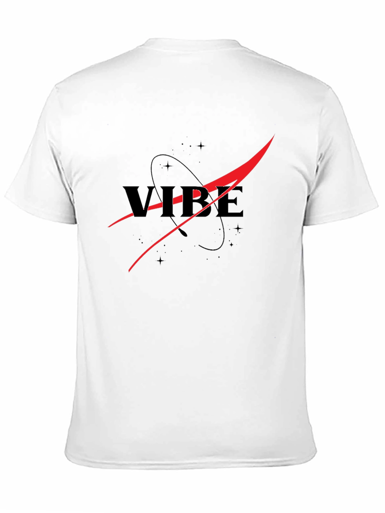 Vibe NASA Inspired Black T-Shirt