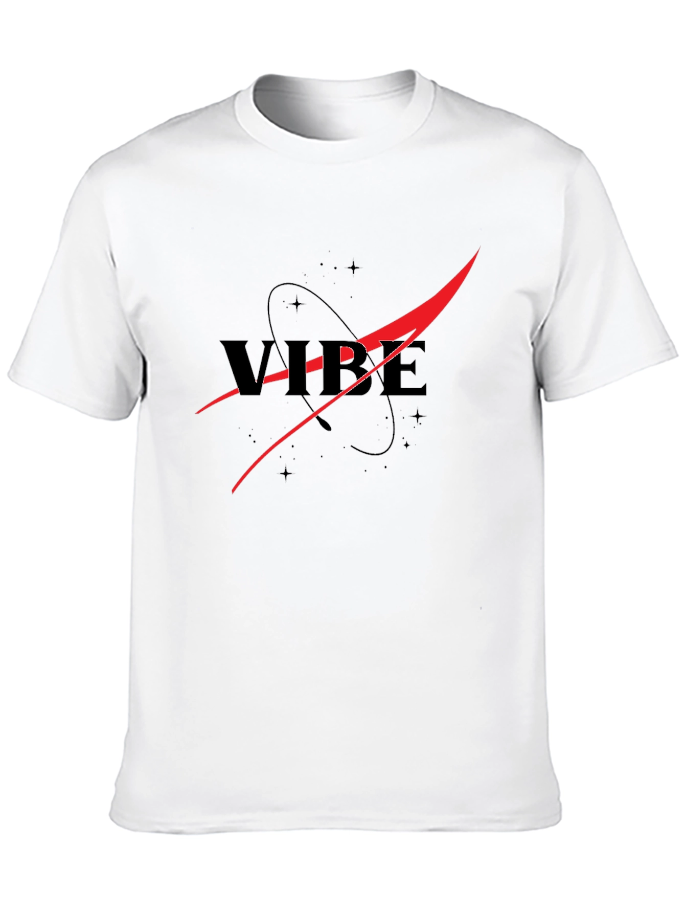 Vibe NASA Inspired Black T-Shirt