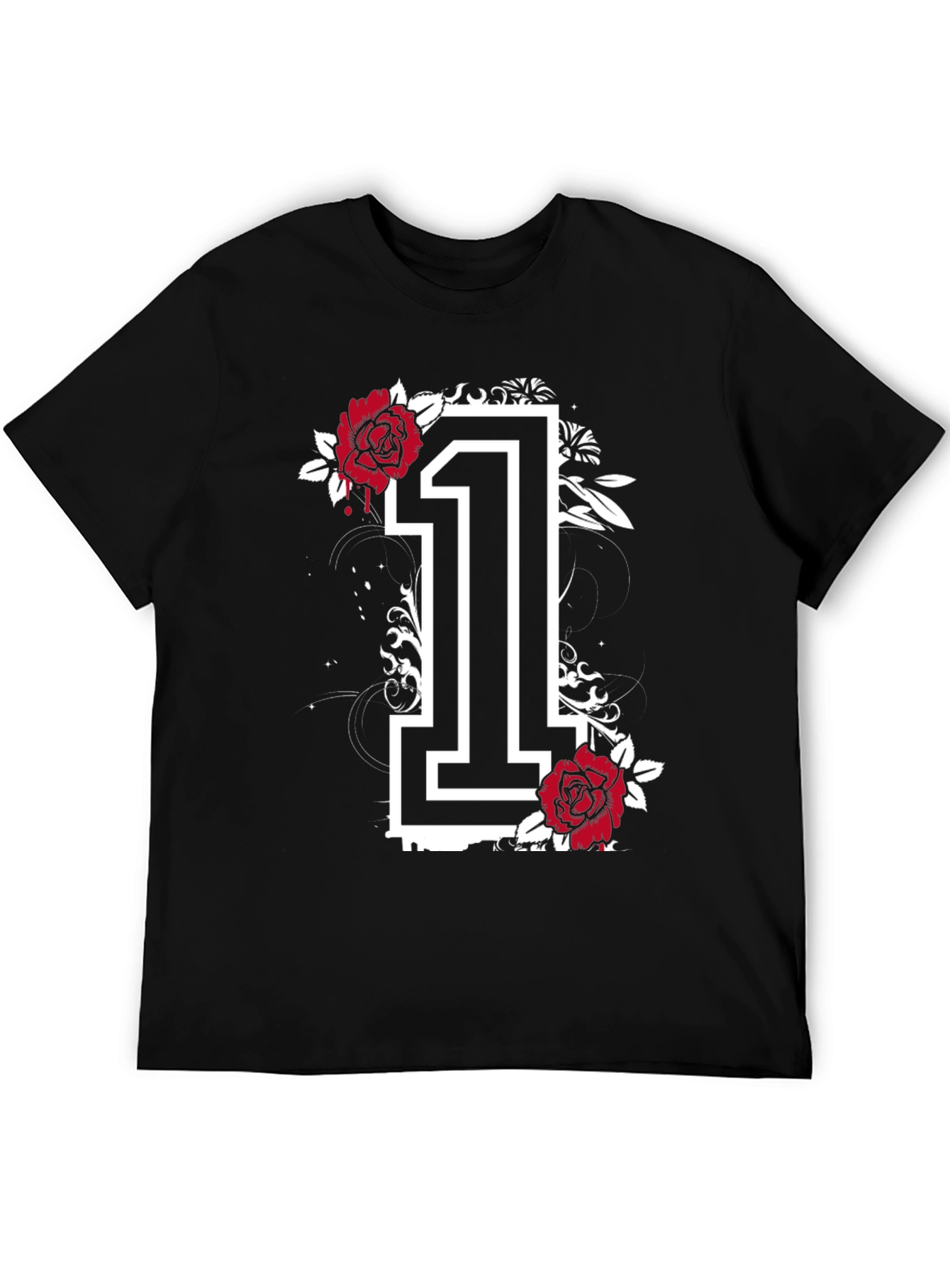 Floral Number 1 Graphic T-Shirt