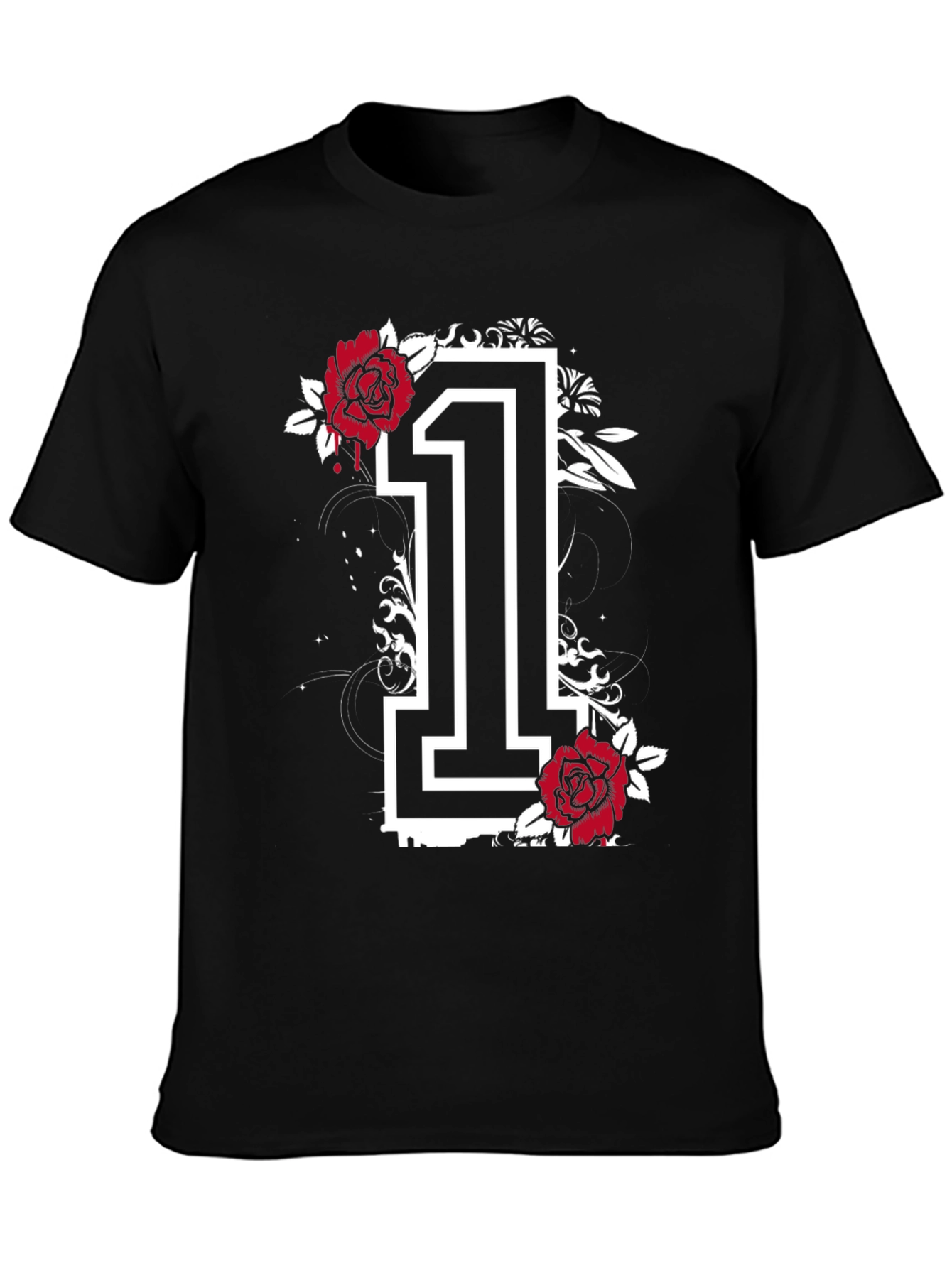 Floral Number 1 Graphic T-Shirt