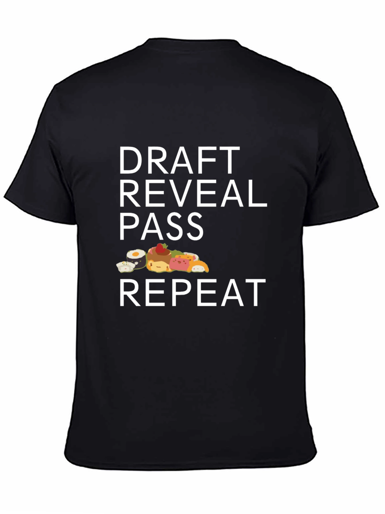 Draft Reveal Pass Repeat Sushi T-Shirt