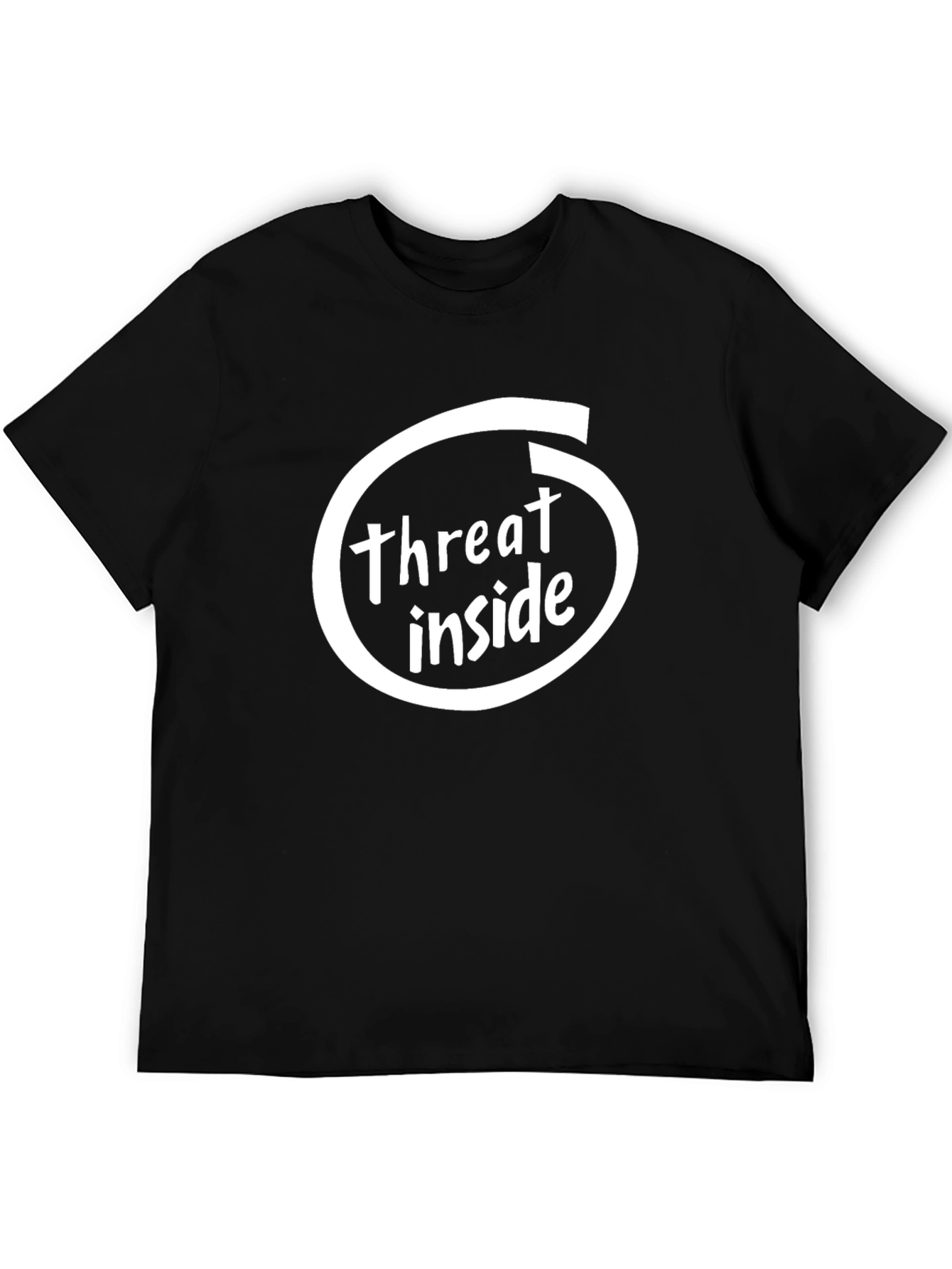 Threat Inside Black Graphic Tee
