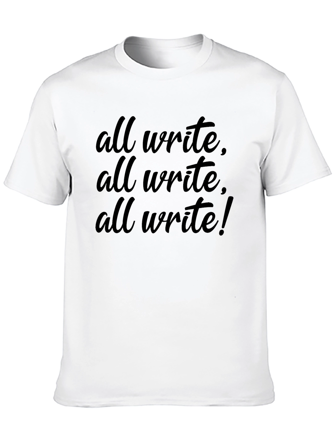 All Write! Black Graphic Tee