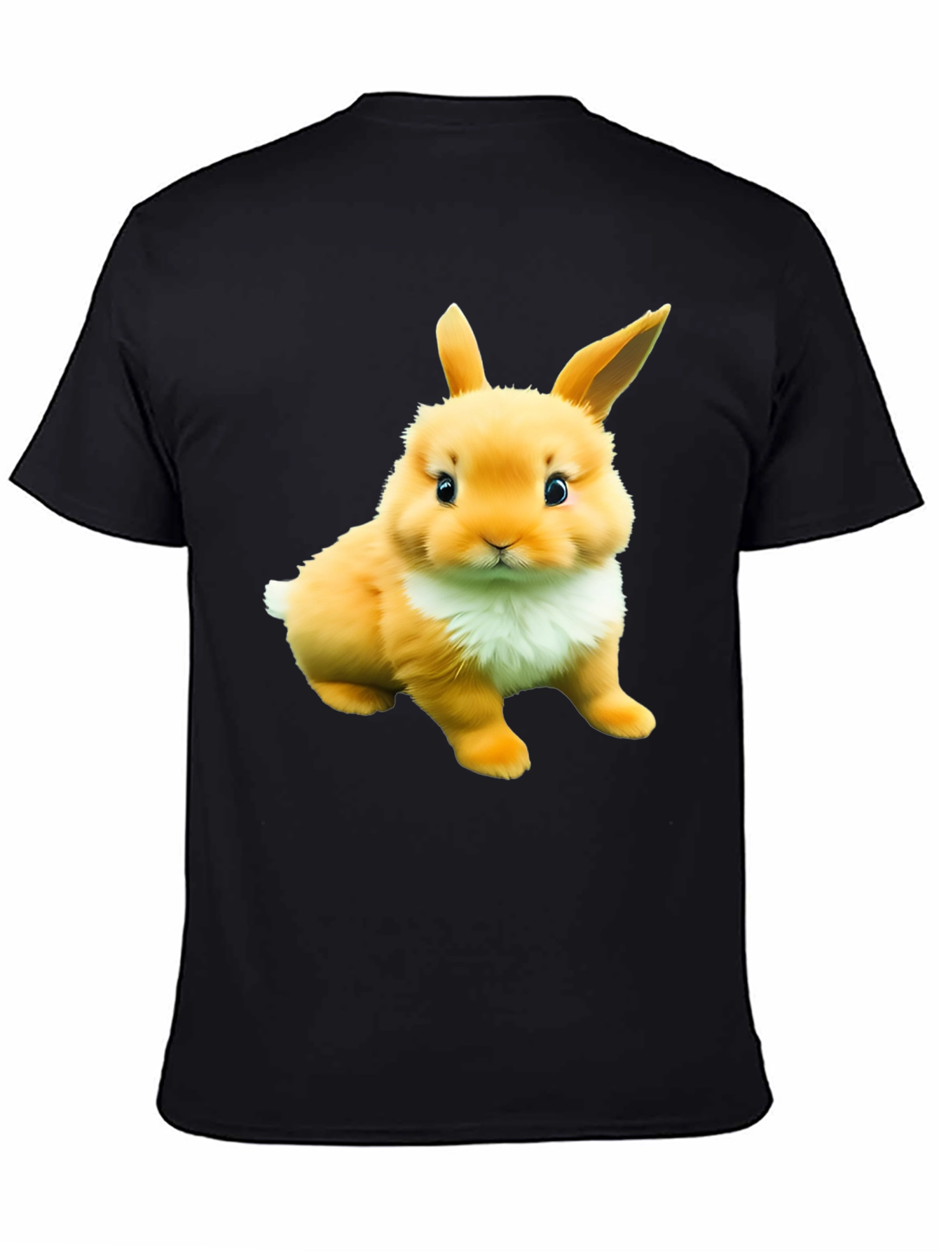 Cute Bunny Graphic Tee - Soft Cotton Blend Shirt