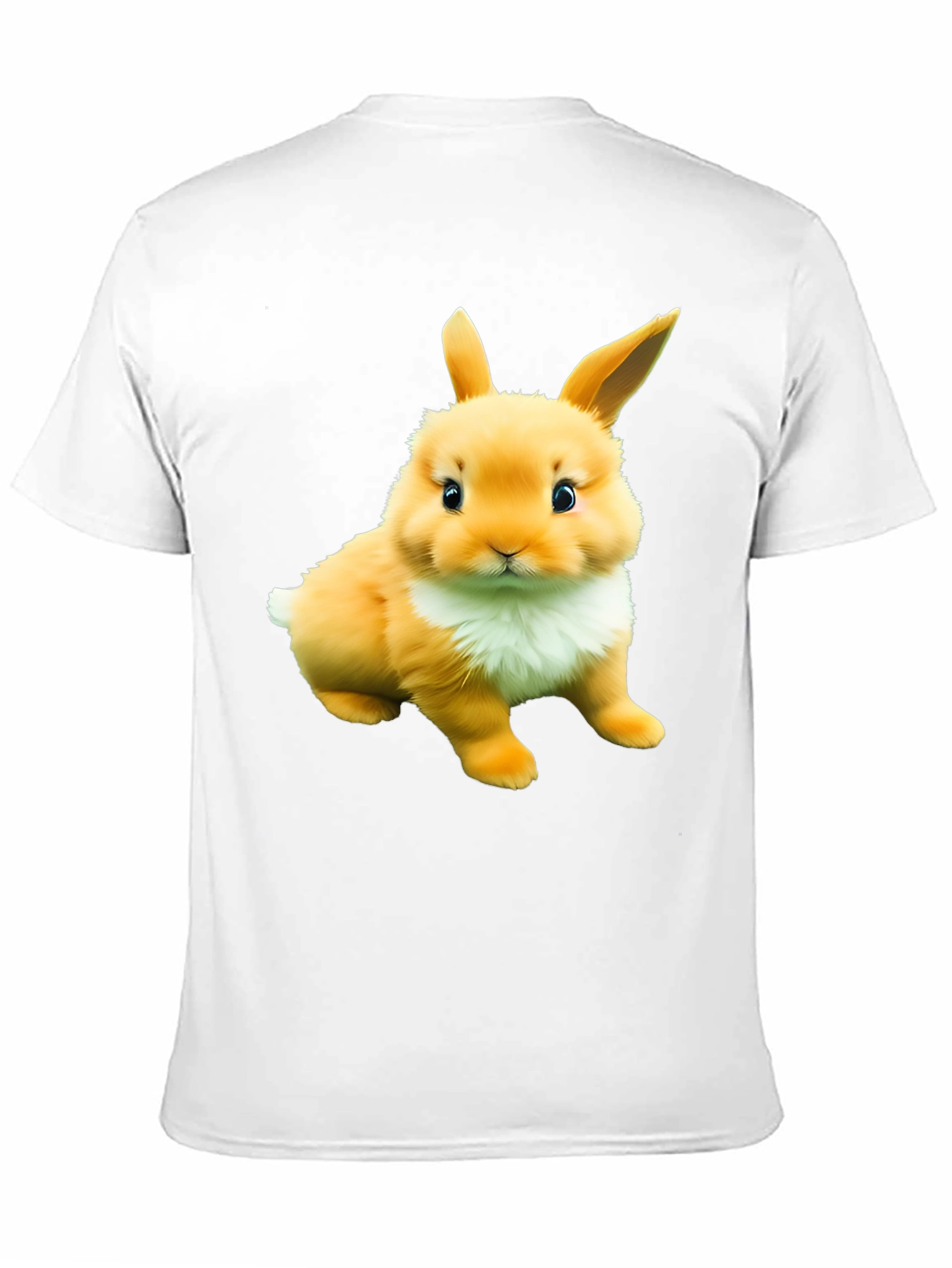 Cute Bunny Graphic Tee - Soft Cotton Blend Shirt