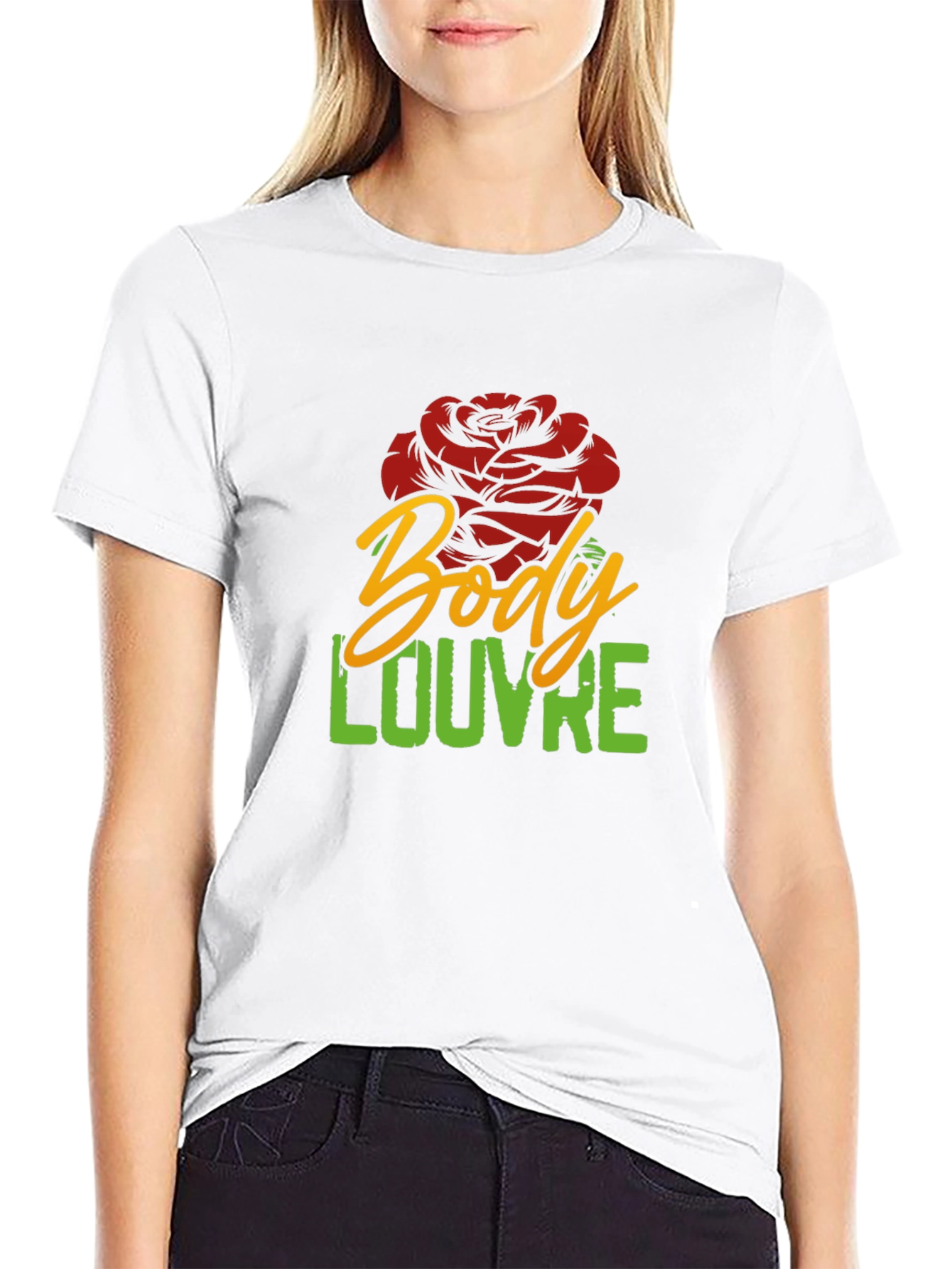 Body Louvre Black Graphic Tee