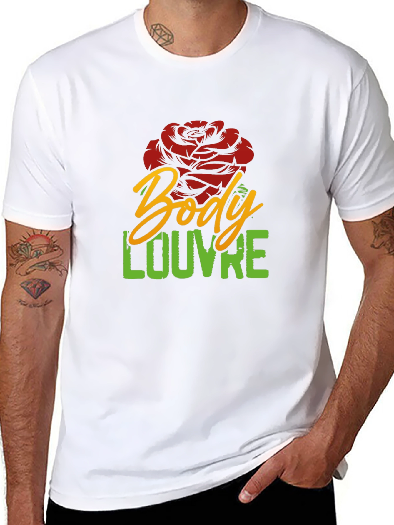 Body Louvre Black Graphic Tee