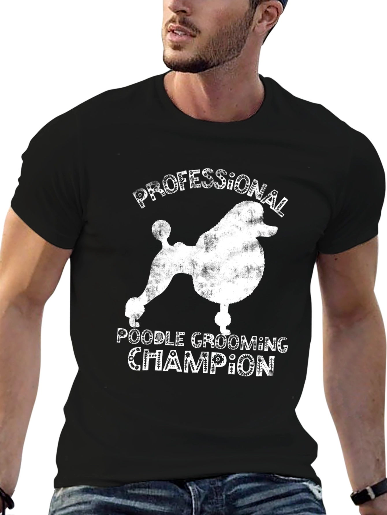 Professional Poodle Grooming Champion T-Shirt