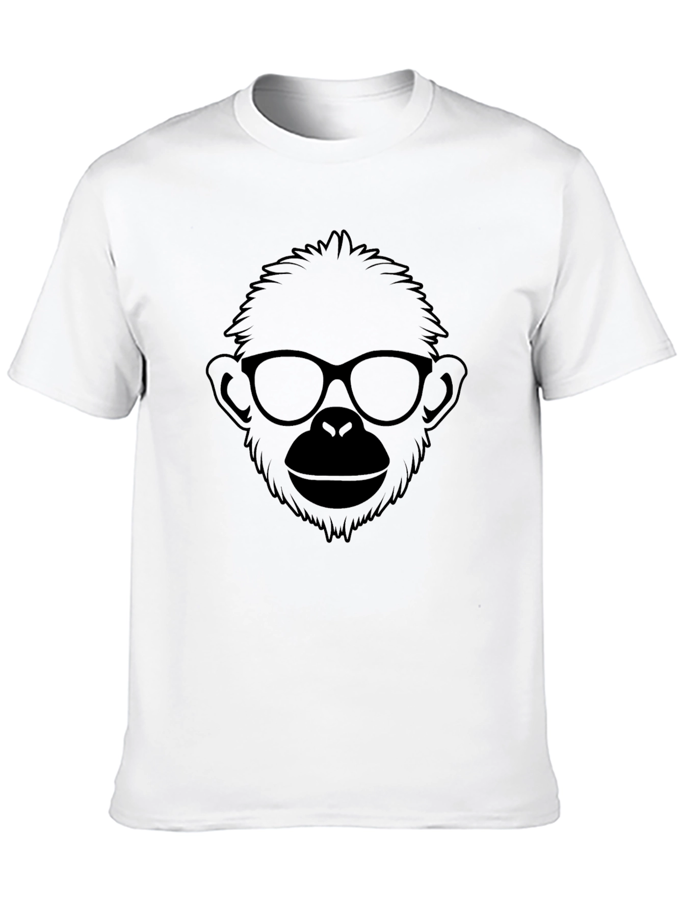 Cool Monkey Graphic Tee - Unisex Black T-Shirt
