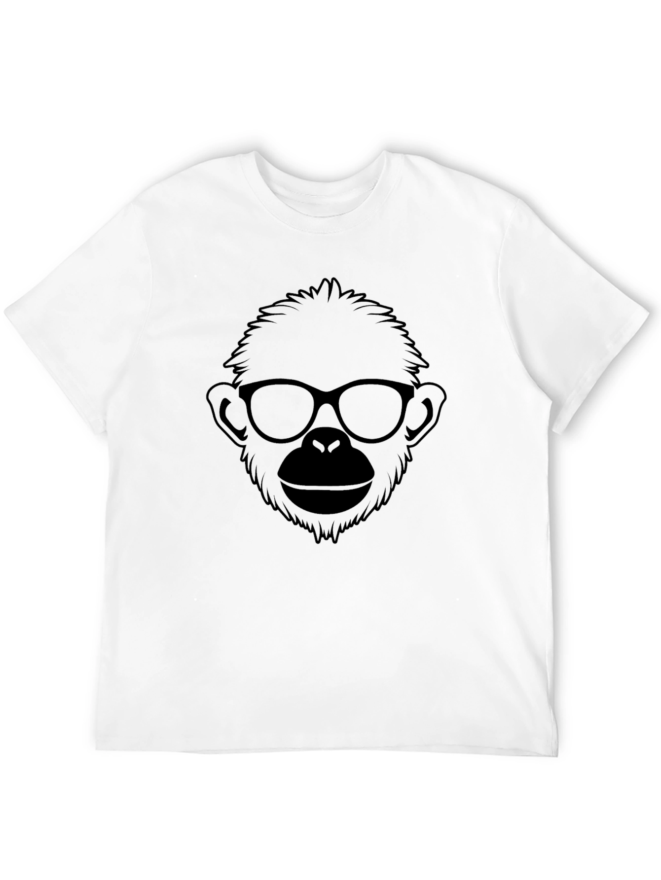 Cool Monkey Graphic Tee - Unisex Black T-Shirt