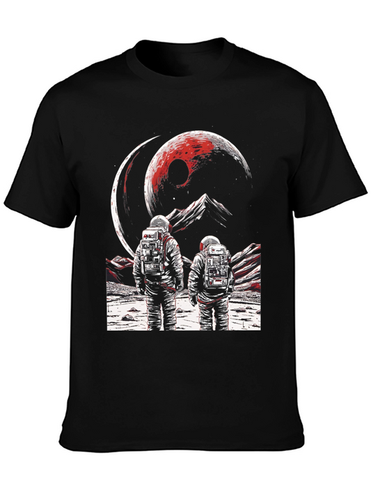 Astronauts on Distant Planet Graphic Tee